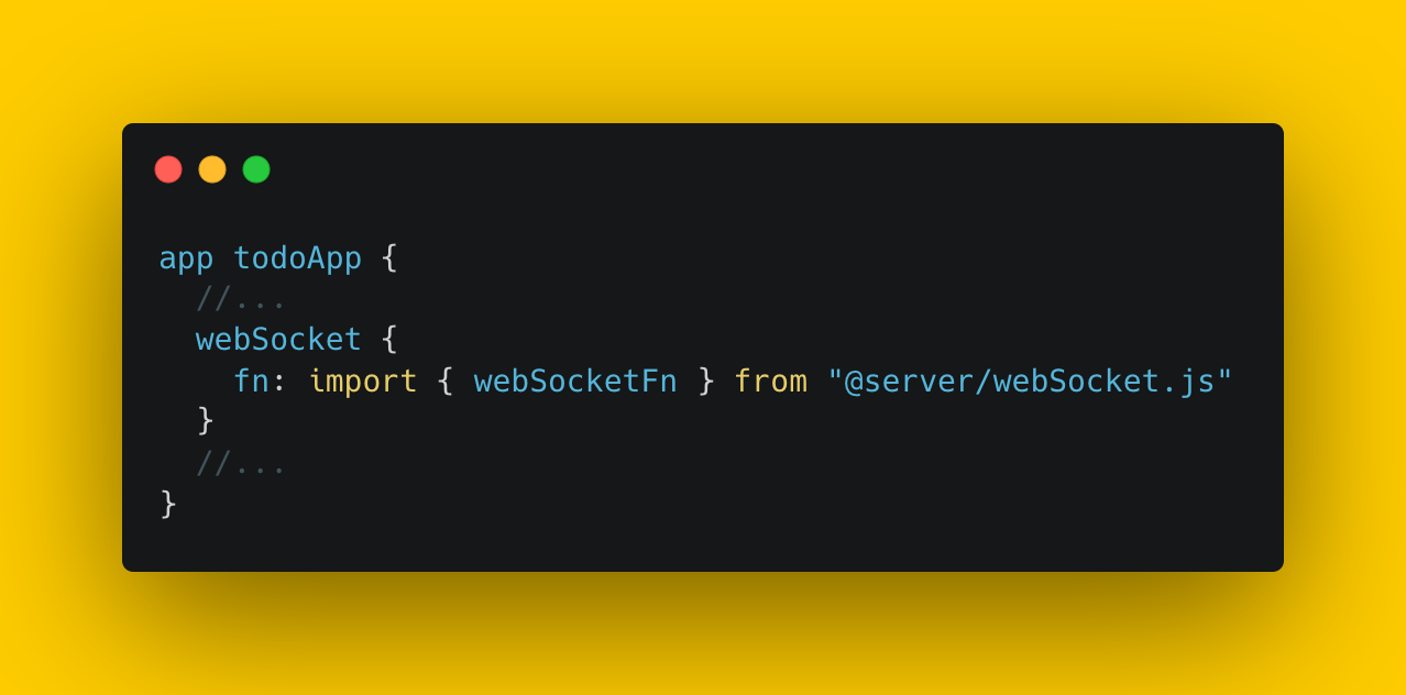 Web sockets in Wasp